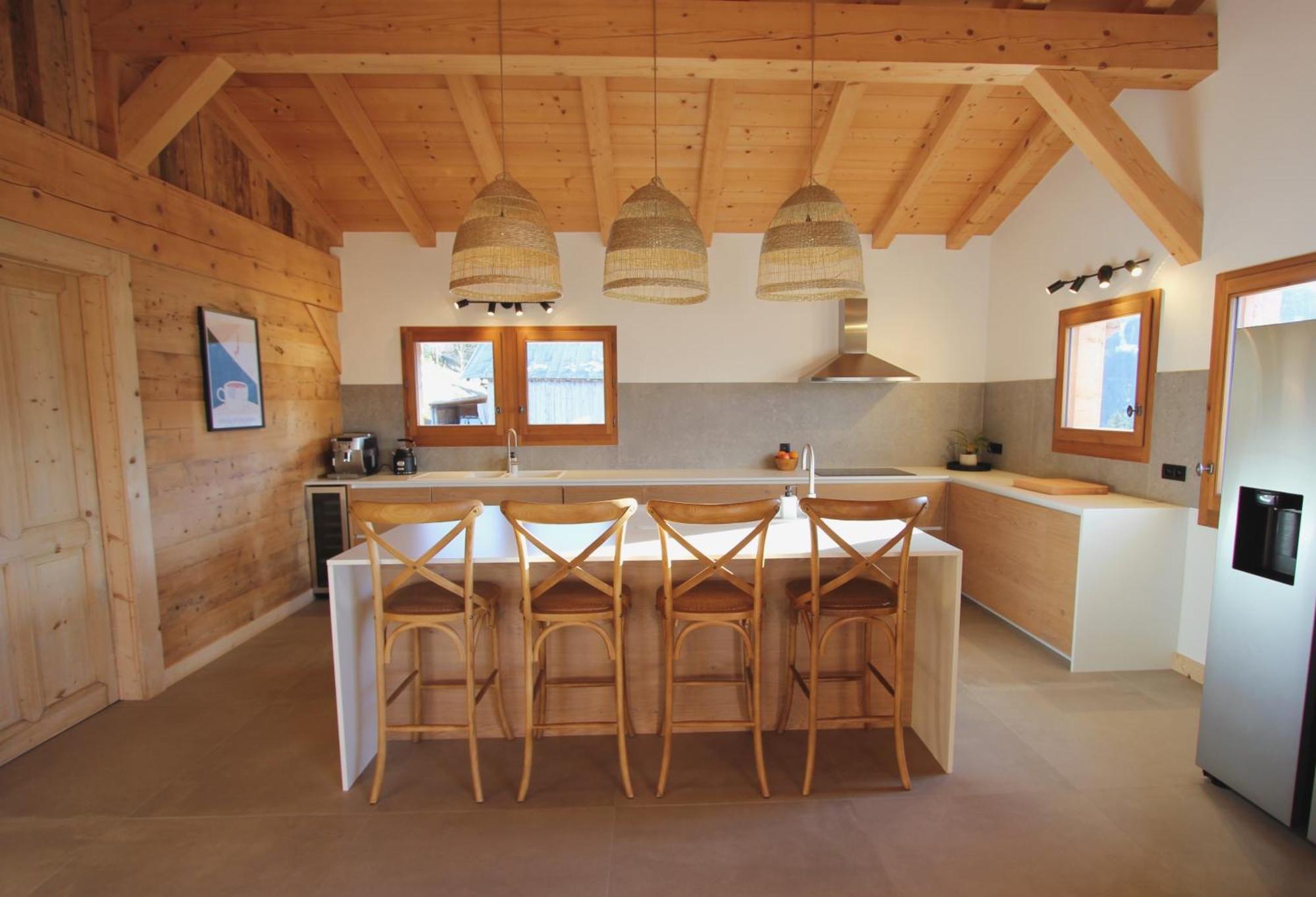 Chez Nonna - Charmant Demi-Chalet A La Montagne Notre-Dame-de-Bellecombe Kültér fotó